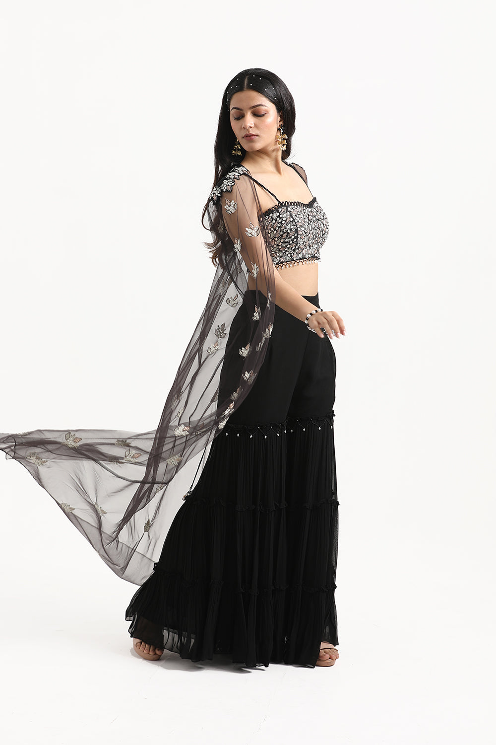 Black Cape Set