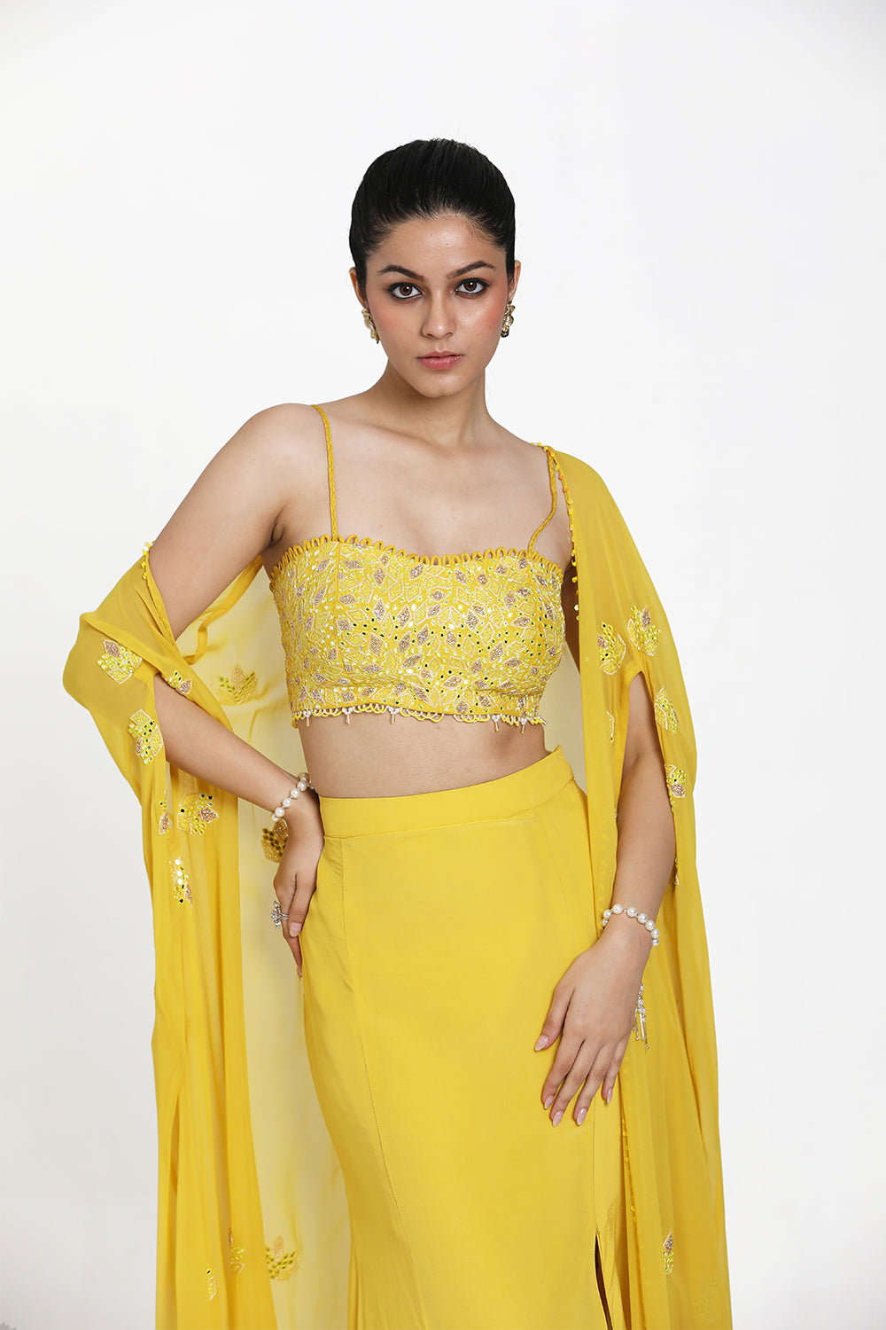 Yellow Cape Set