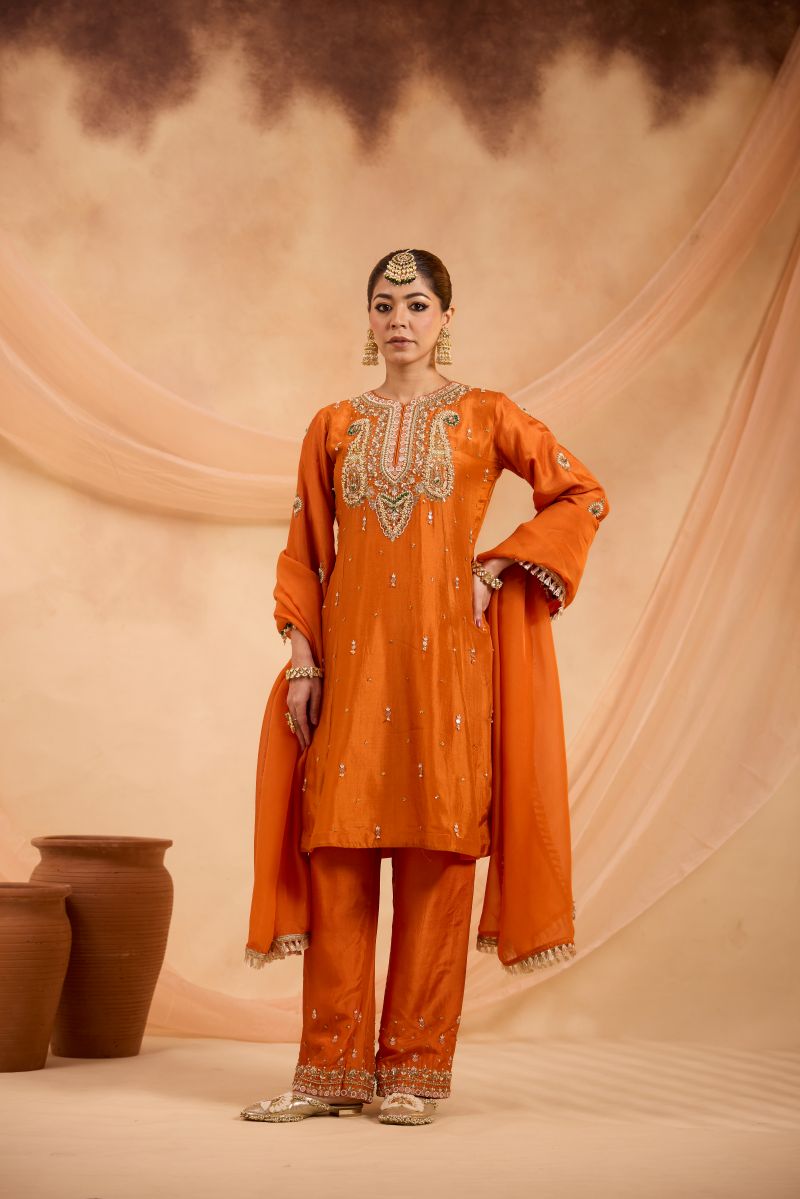 MAHVEEN A-LINE KURTA SET