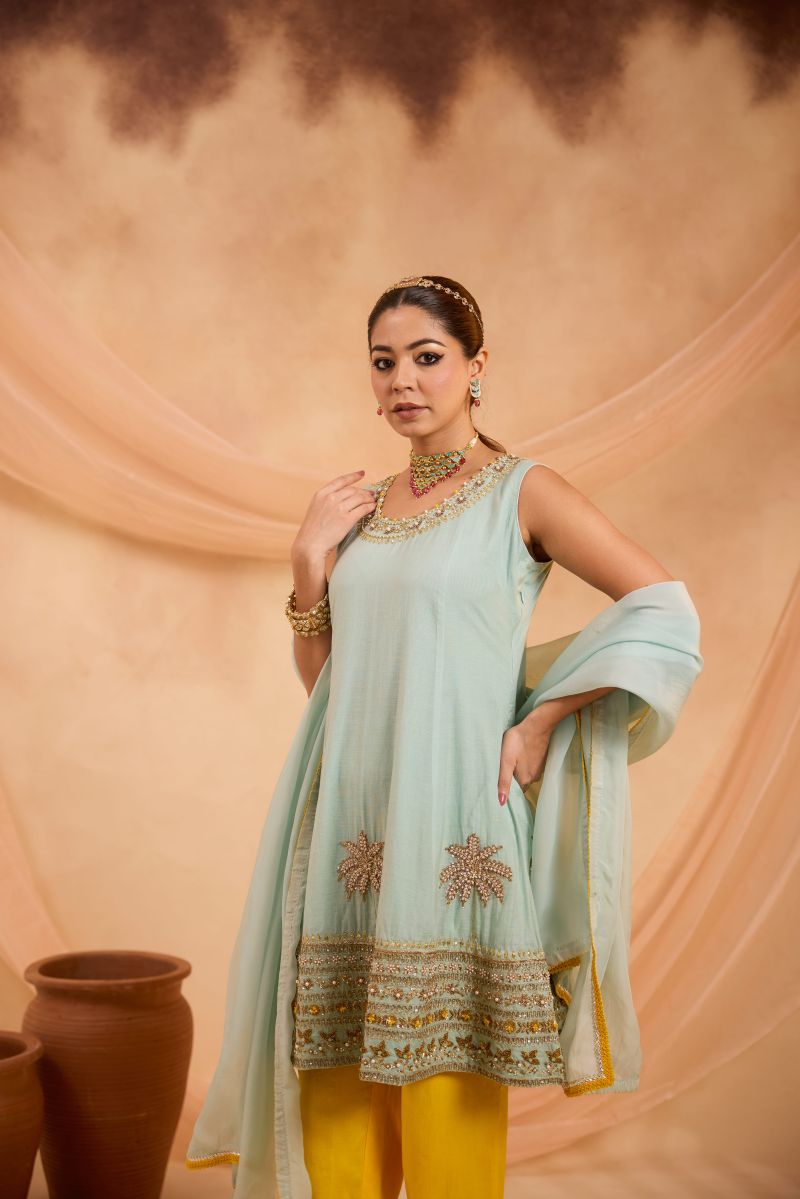 DILARA A-LINE KURTA SET