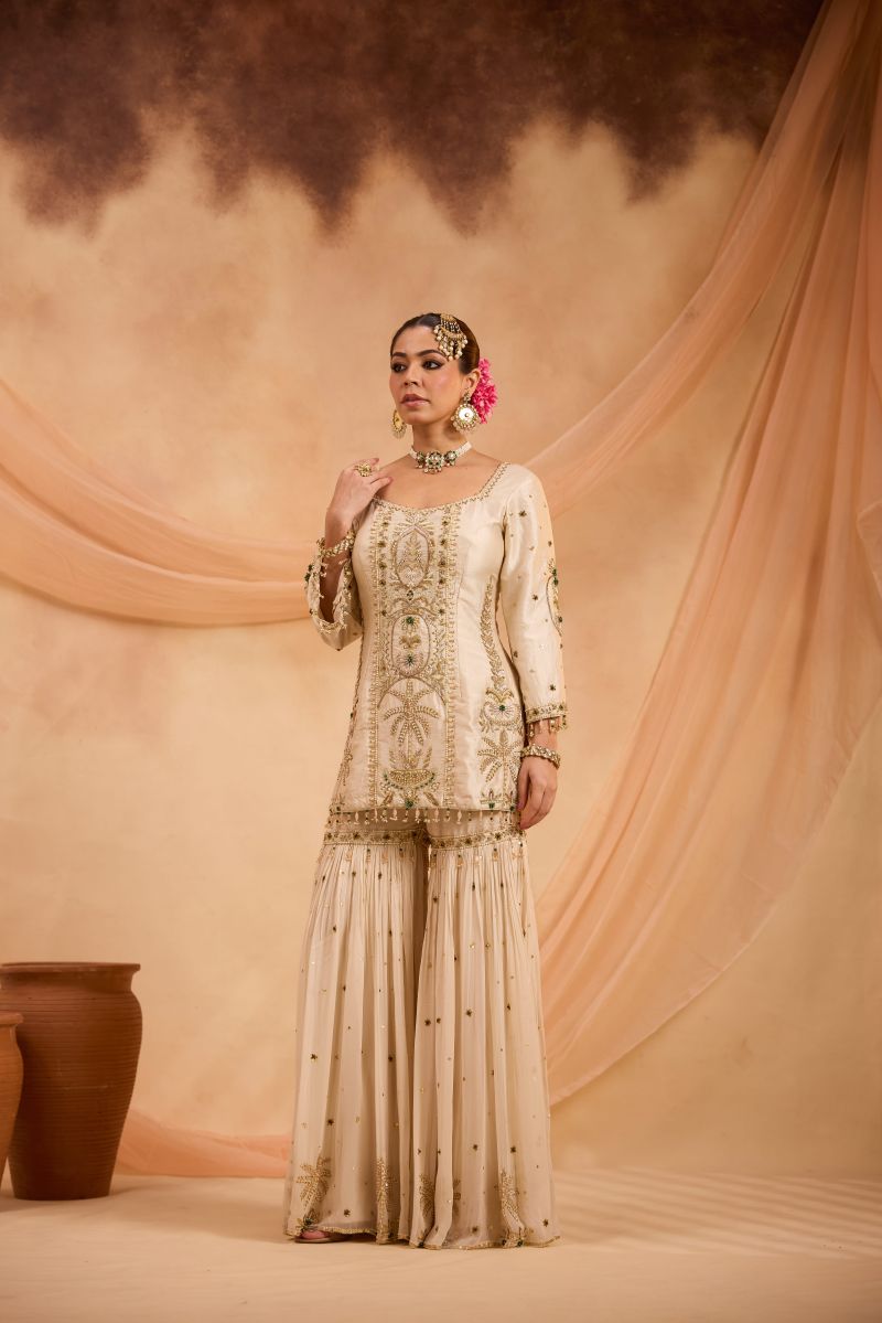 ZARMINA SHARARA SET