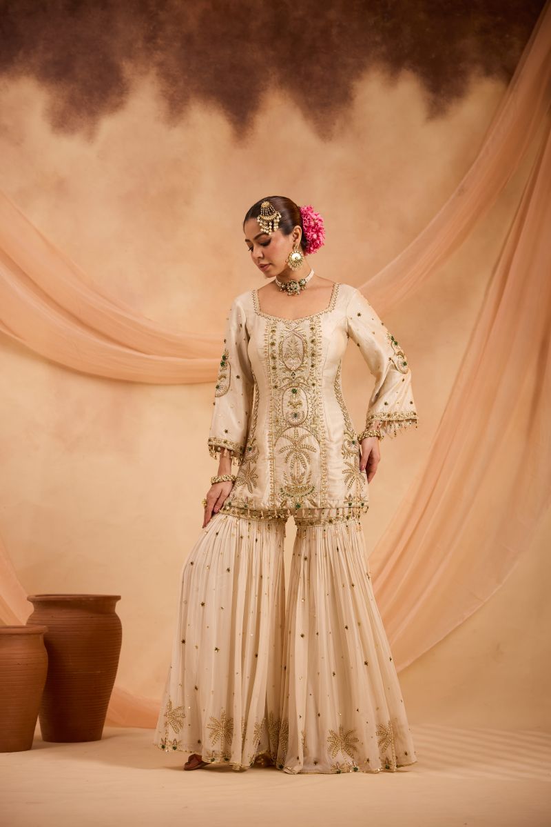 ZARMINA SHARARA SET