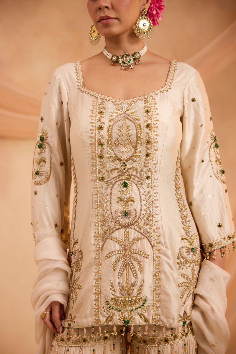ZARMINA SHARARA SET