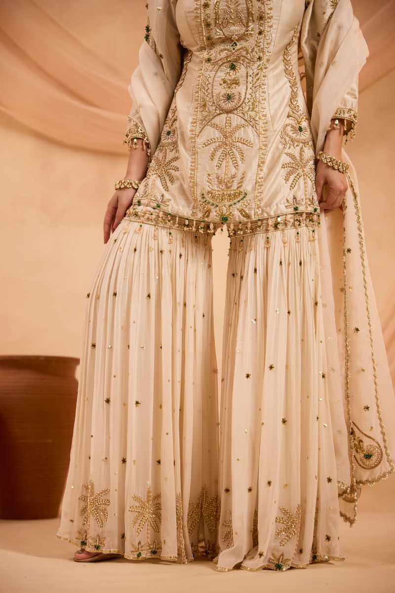 ZARMINA SHARARA SET