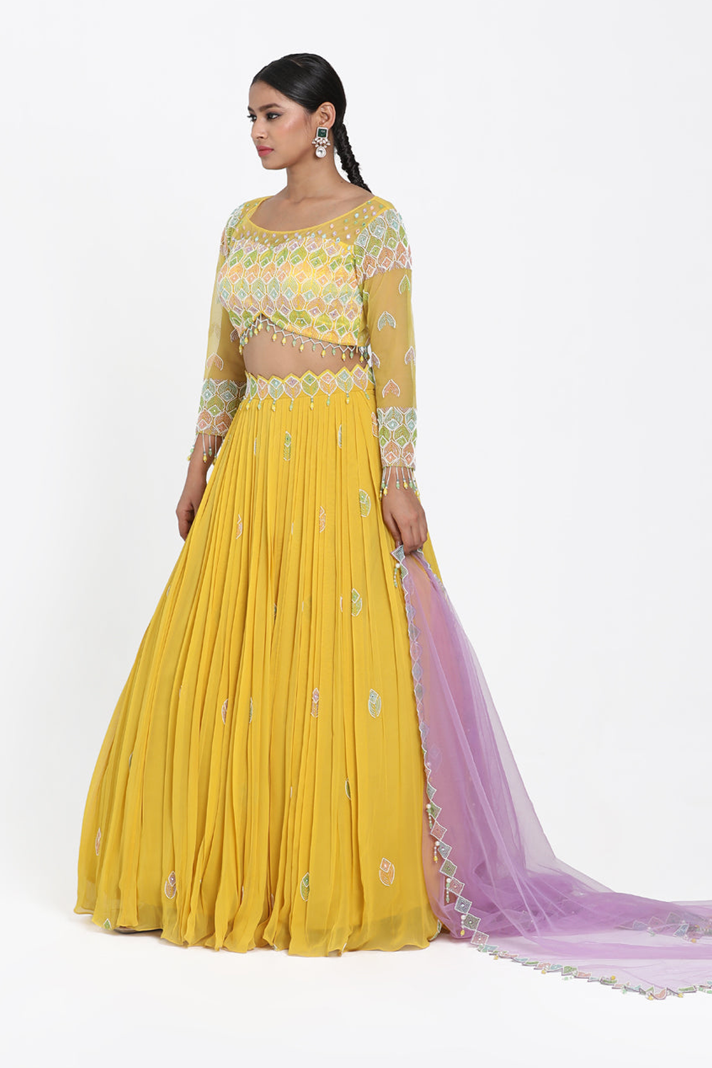 Yellow Lehenga Set
