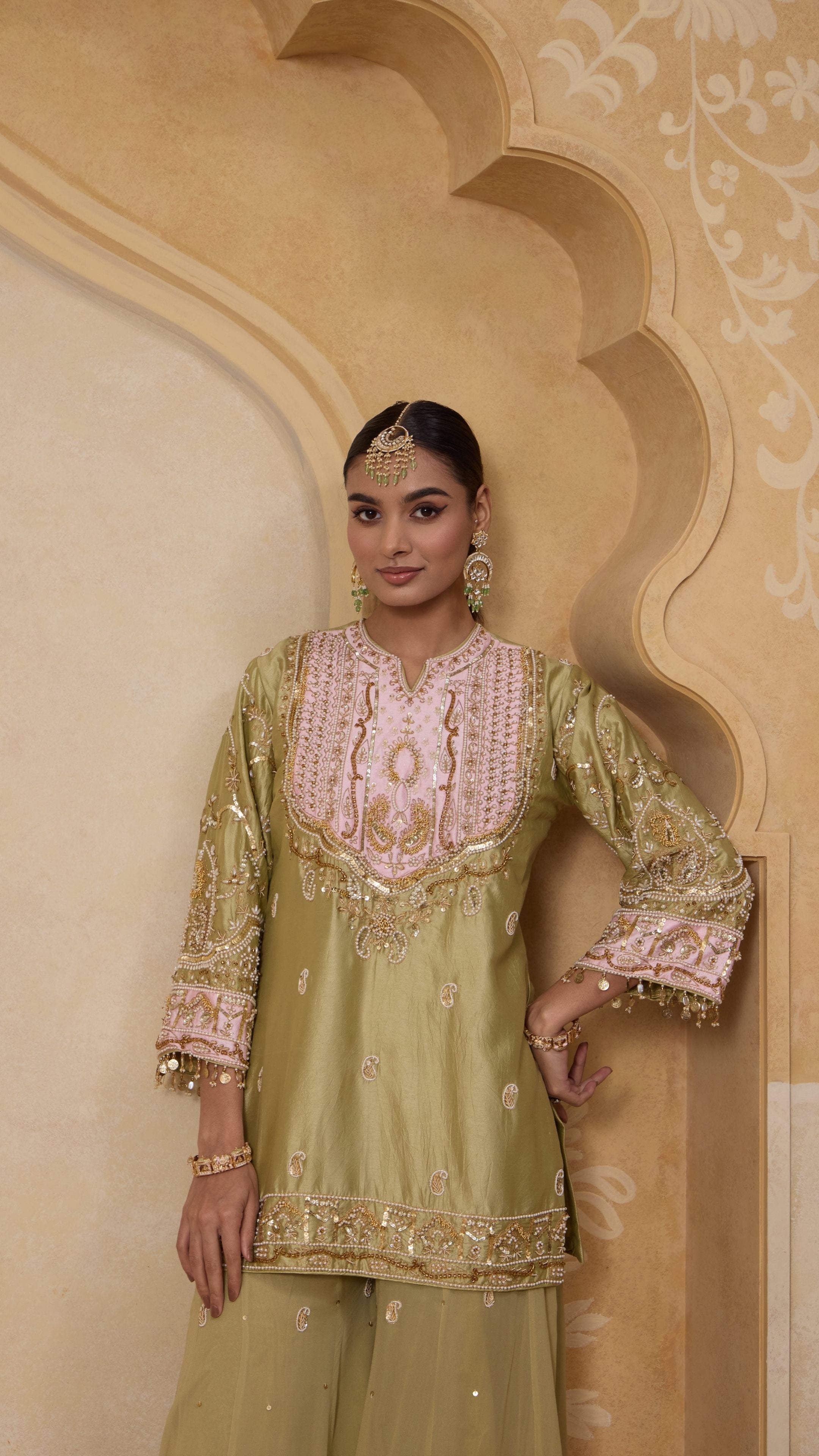 SAANJH SHARARA SET