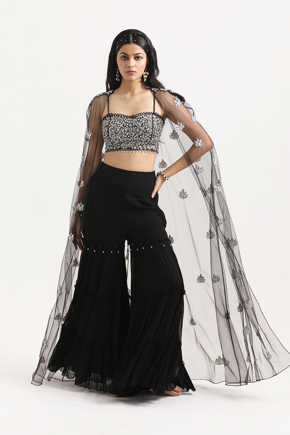 Black Cape Set