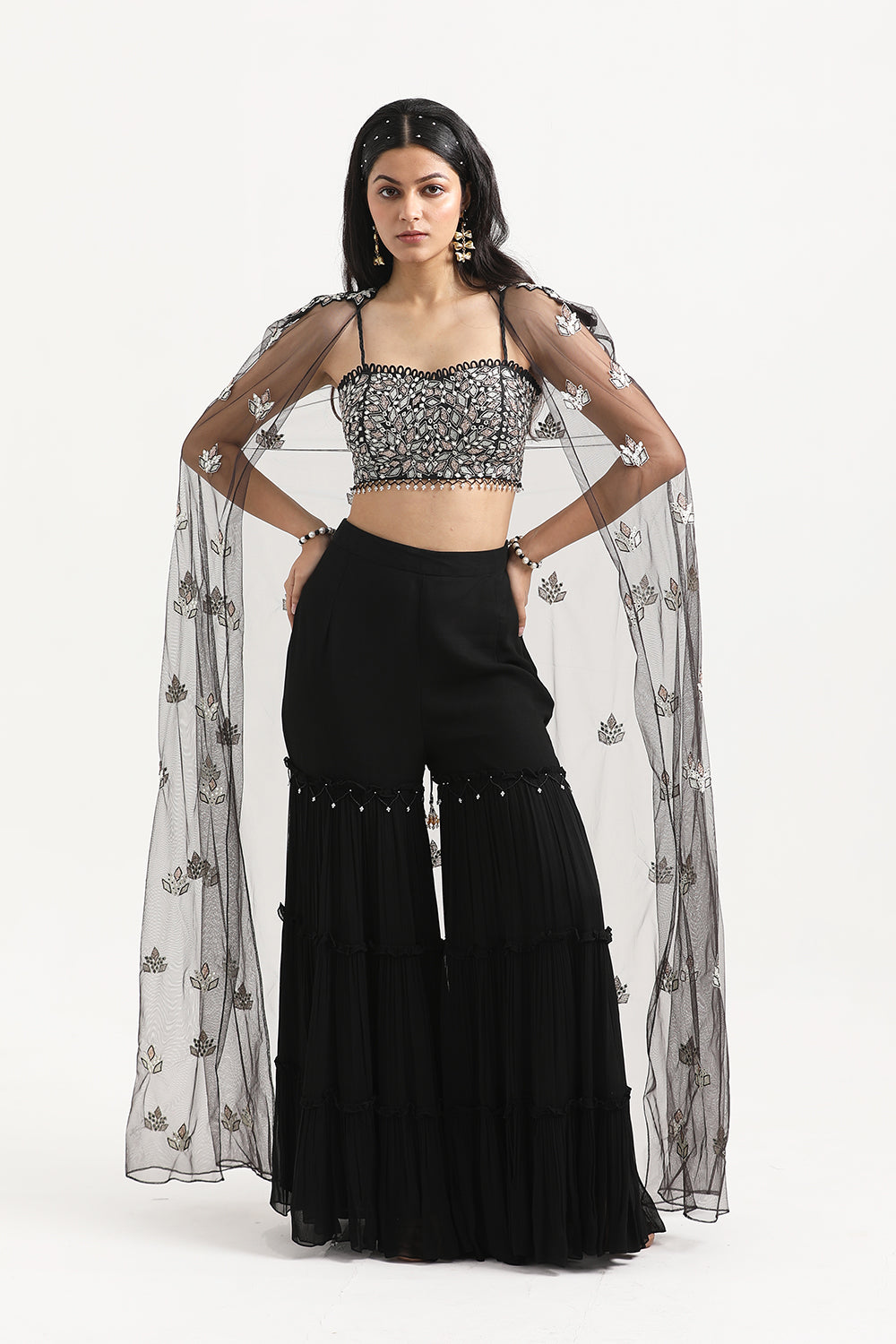 Black Cape Set