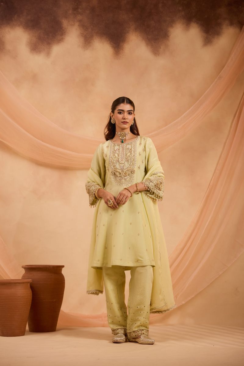 MEHRU A-LINE KURTA SET