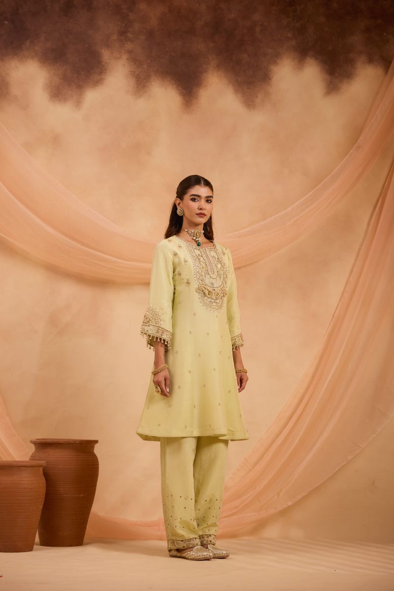 MEHRU A-LINE KURTA SET