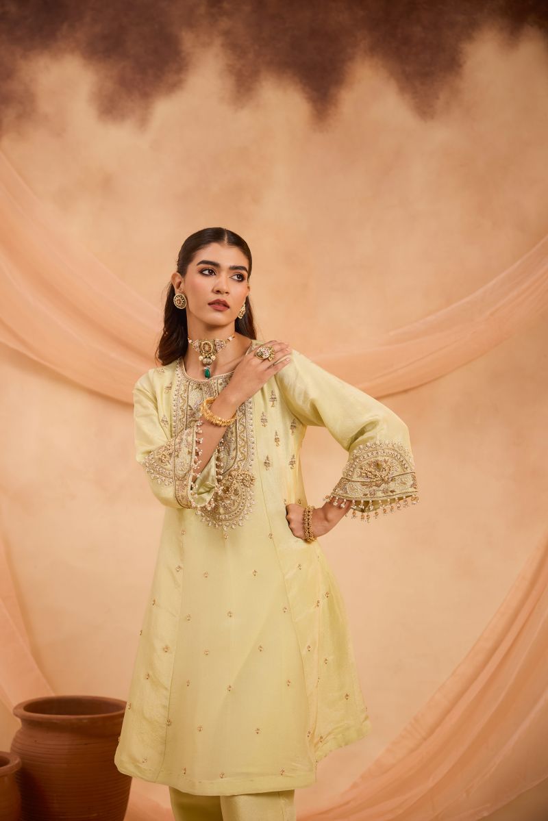 MEHRU A-LINE KURTA SET