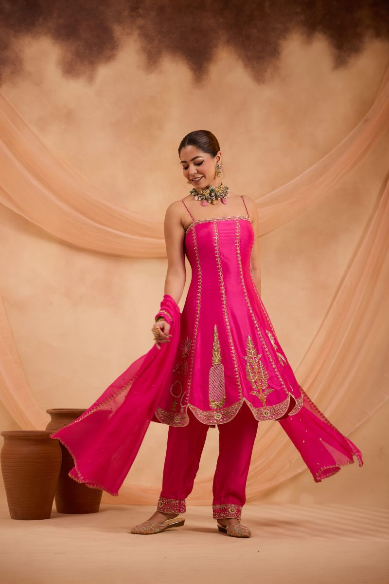 GULRUKH A-LINE KURTA SET