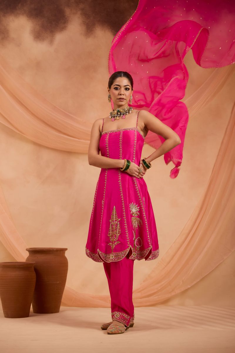 GULRUKH A-LINE KURTA SET