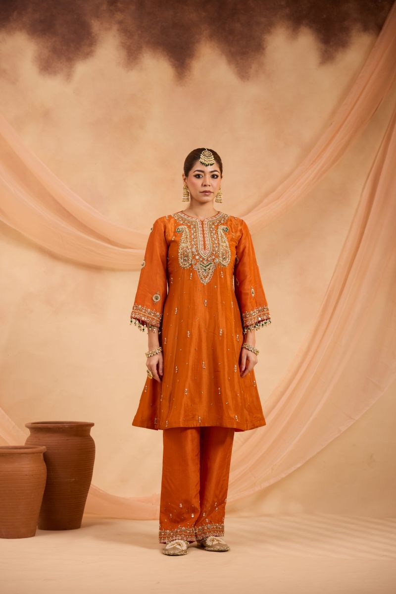 MAHVEEN A-LINE KURTA SET
