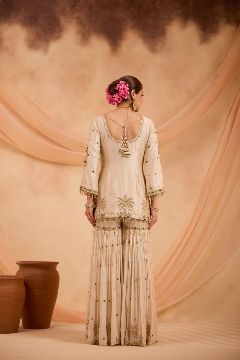 ZARMINA SHARARA SET