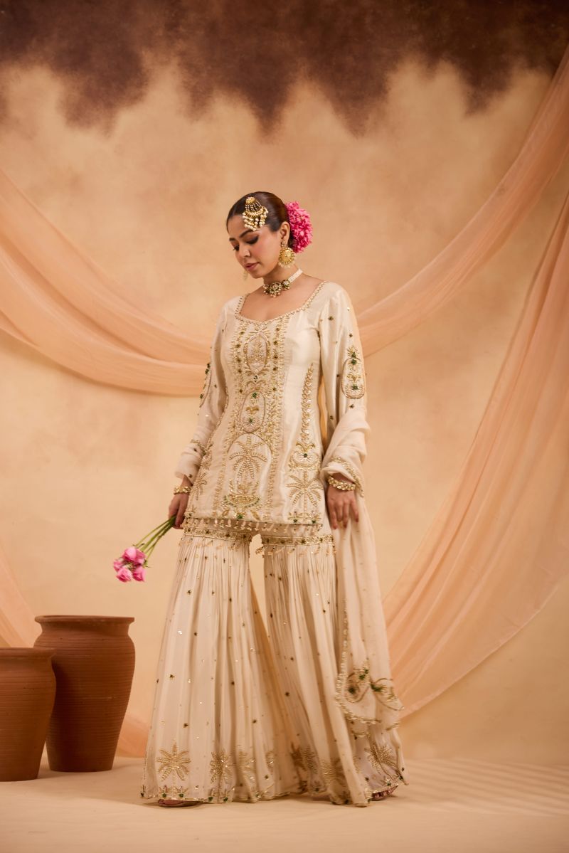 ZARMINA SHARARA SET