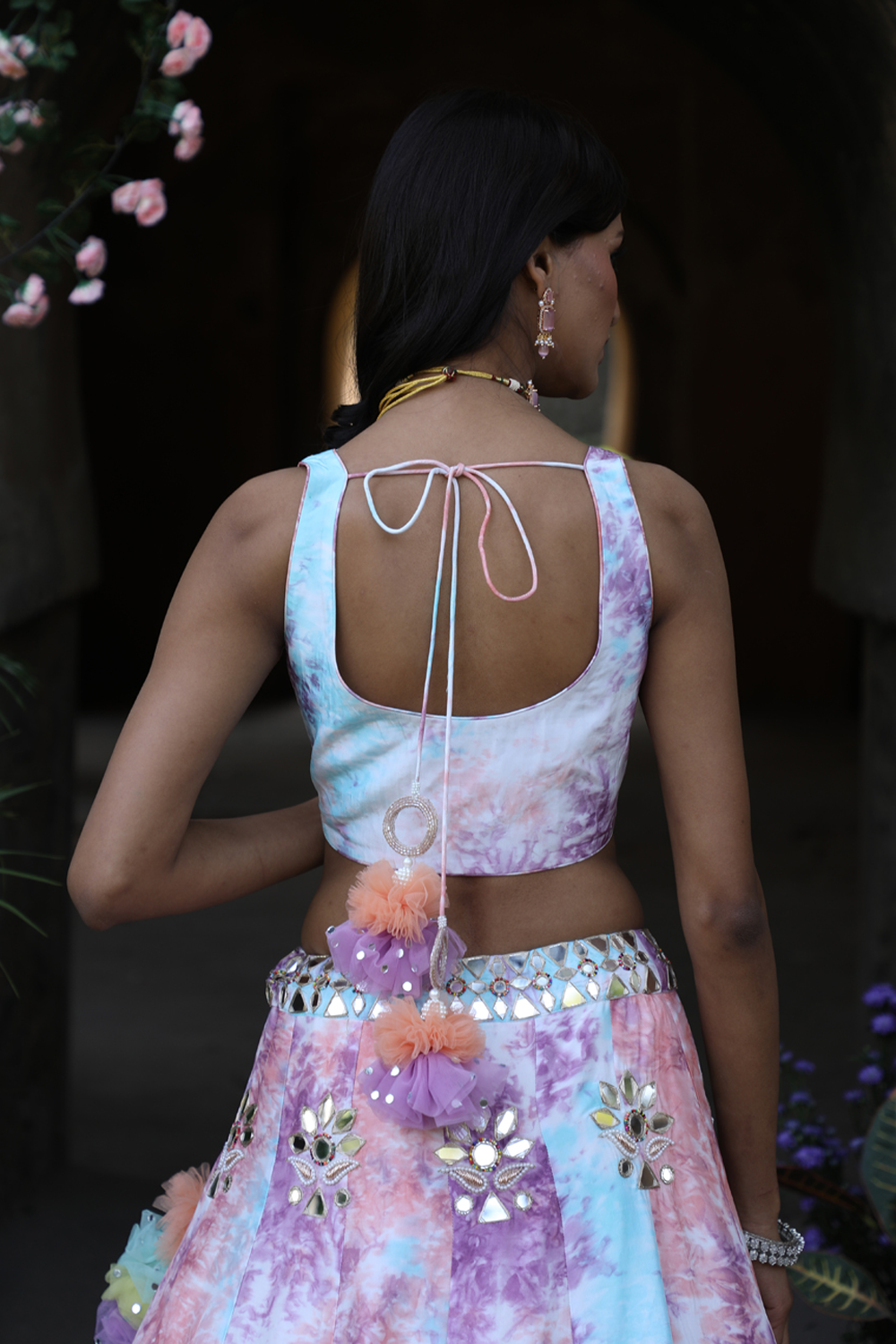 Unicorn Tie-Dye Lehenga Set