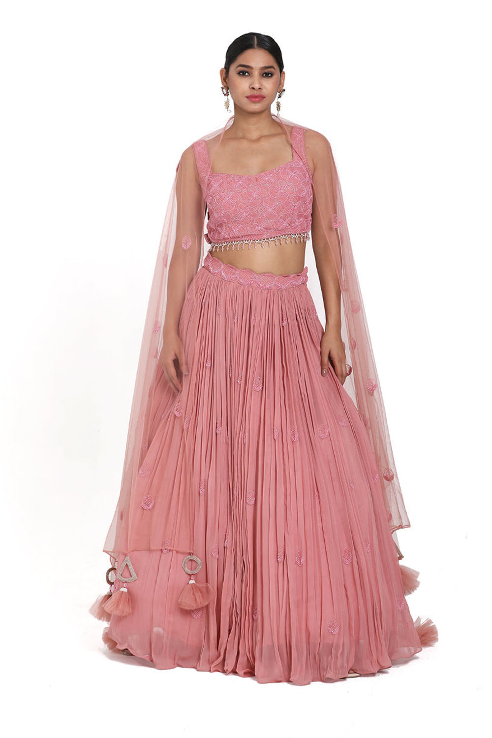Onion Pink Lehenga Set