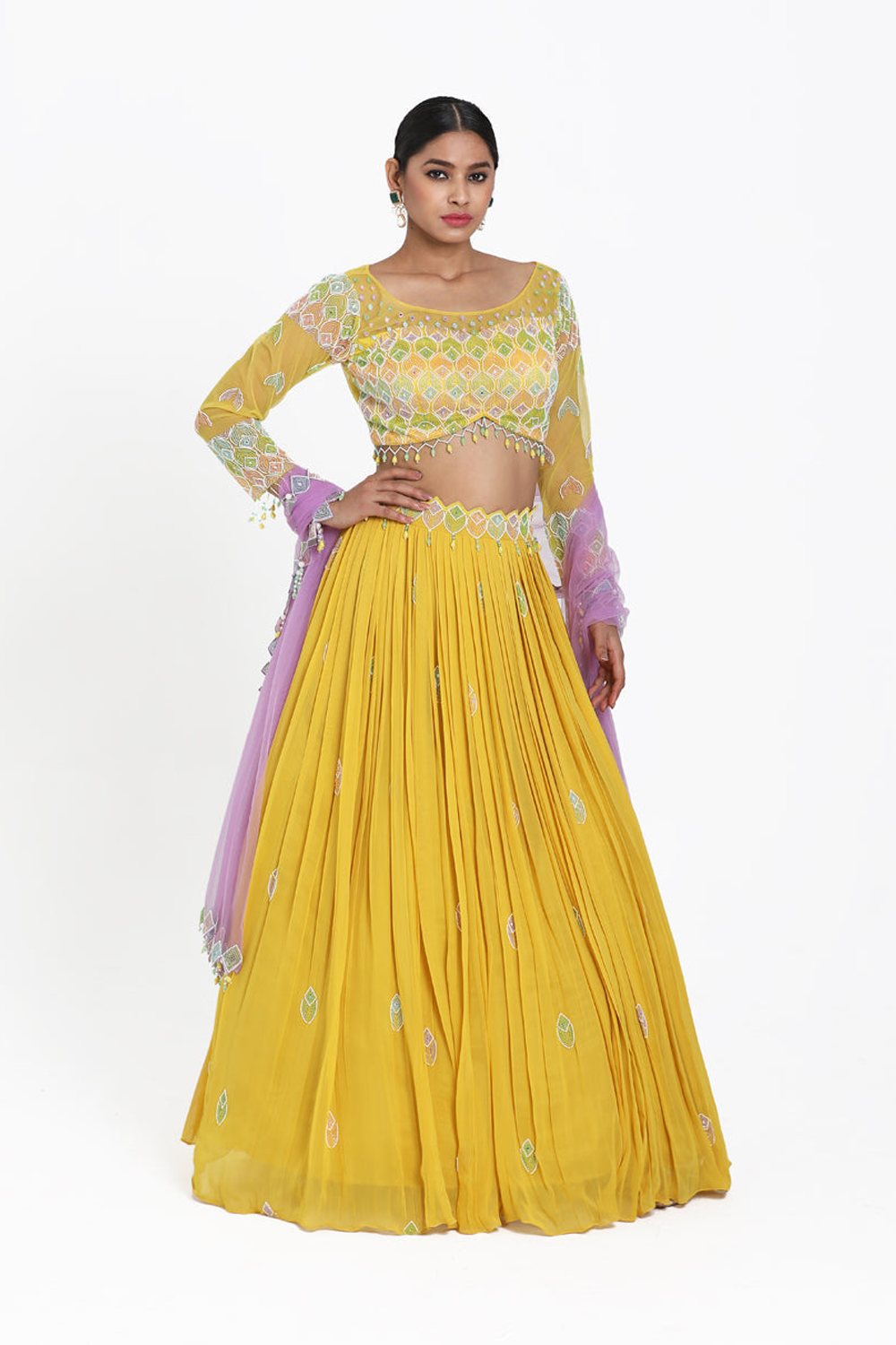 Yellow Lehenga Set