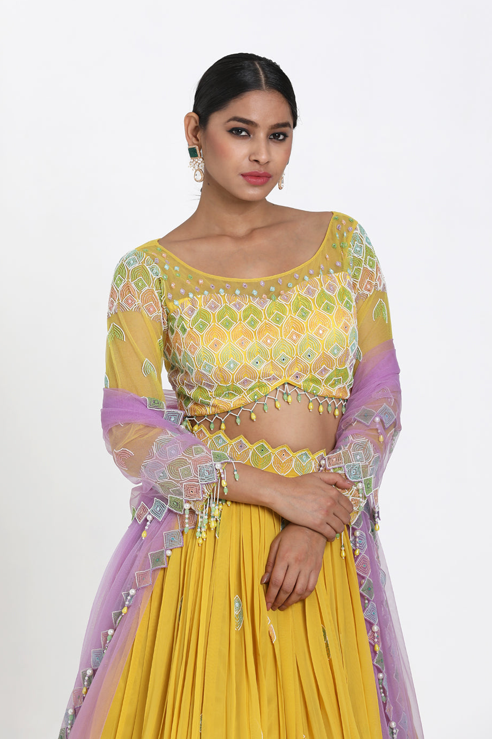Yellow Lehenga Set